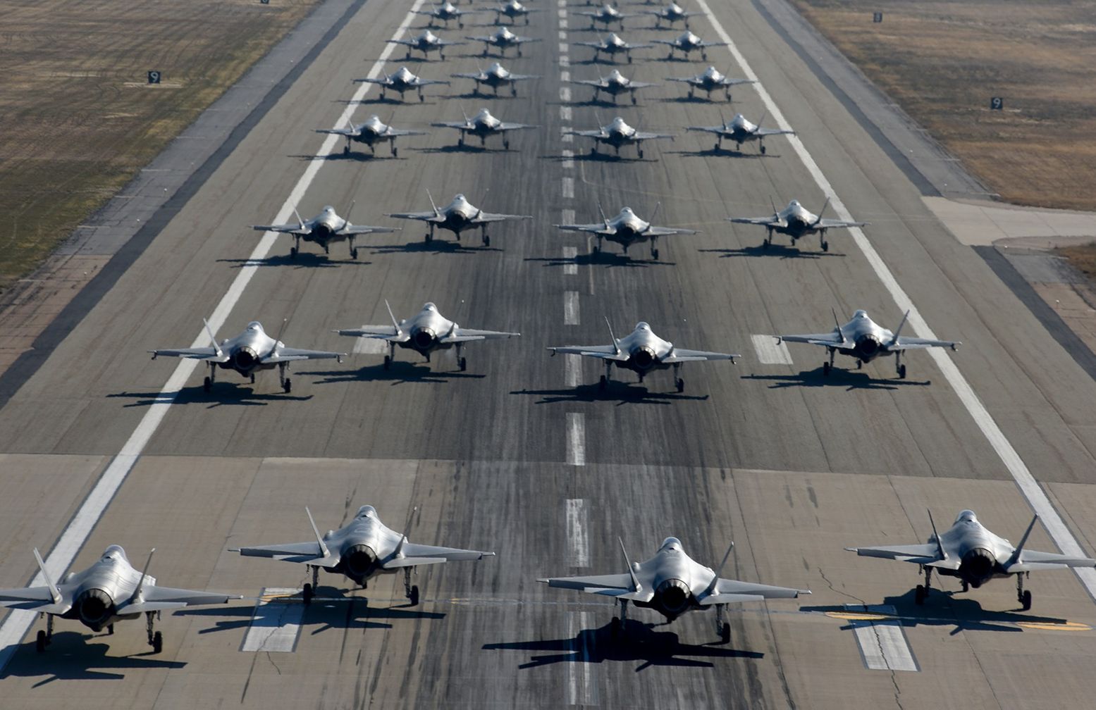 Study This Picture F 35s Launching En Masse Terrifies North Korea